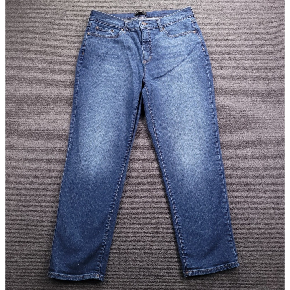 BANANA REPUBLIC Factory Jeans Womens Size 32/14 Curvy Girlfriend High Rise 33x27